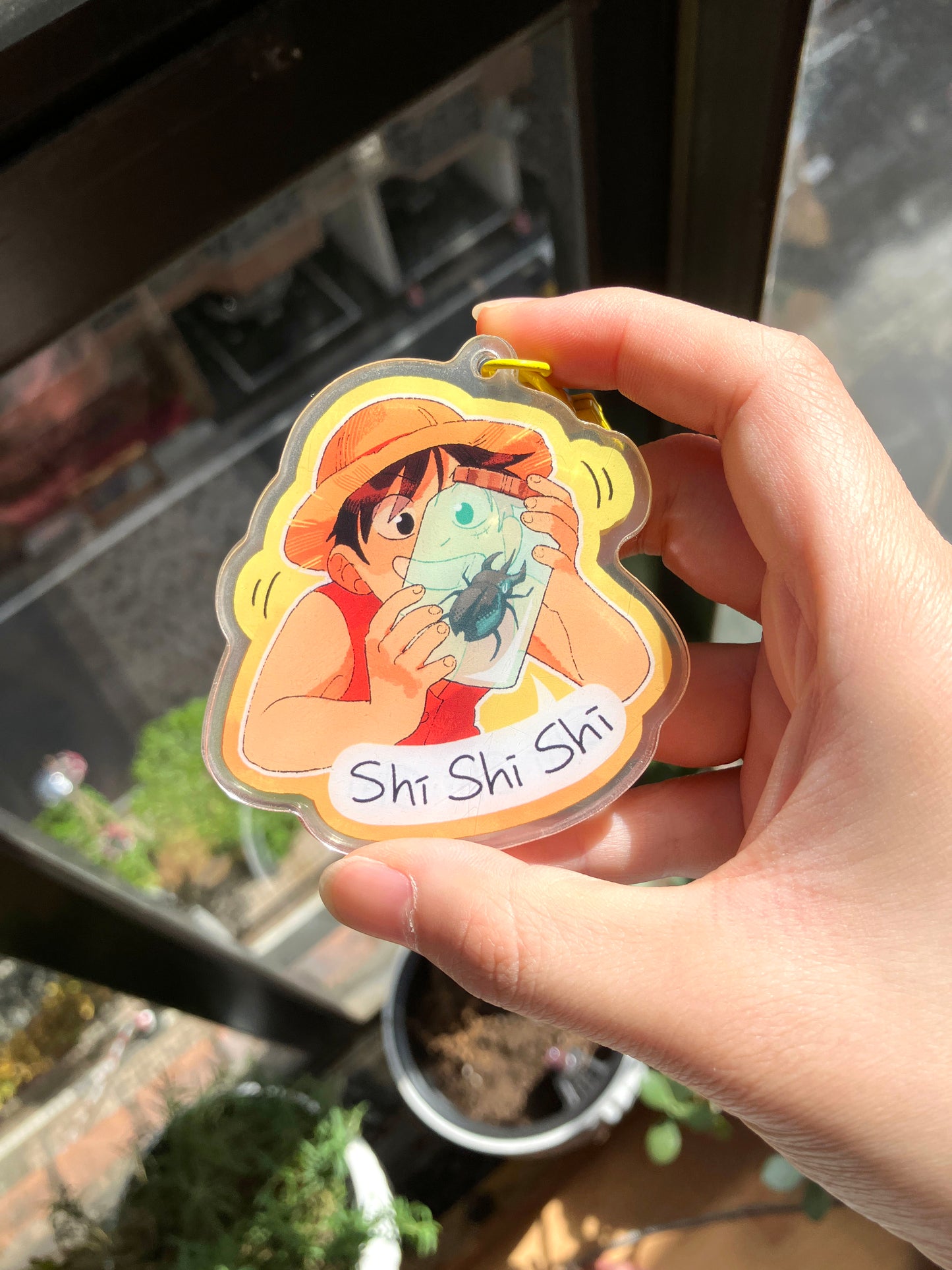 Luffy Shaker Keychain