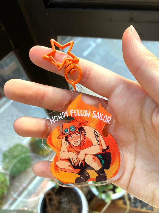 Ace "Hello Fellow Sailor" Keychain