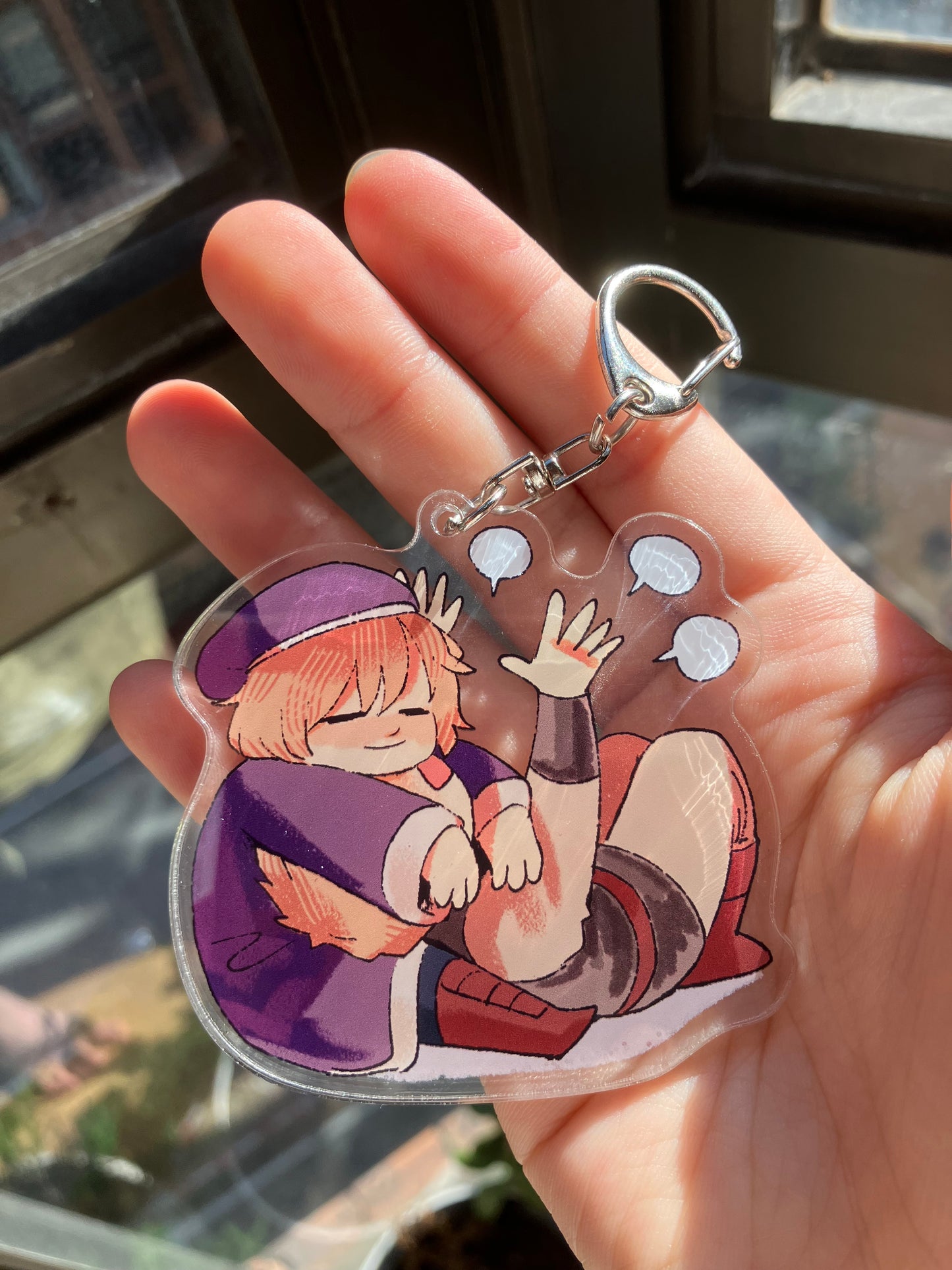 Dungeon Meshi Keychains (Farcille, Touden Siblings)