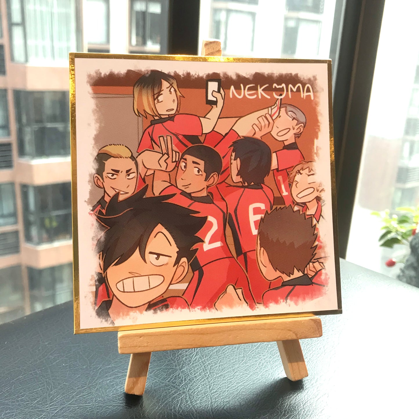 Captain Squad, Karasuno, Pretty Setter Squad, Nekoma and Seijoh Shikishi Boards