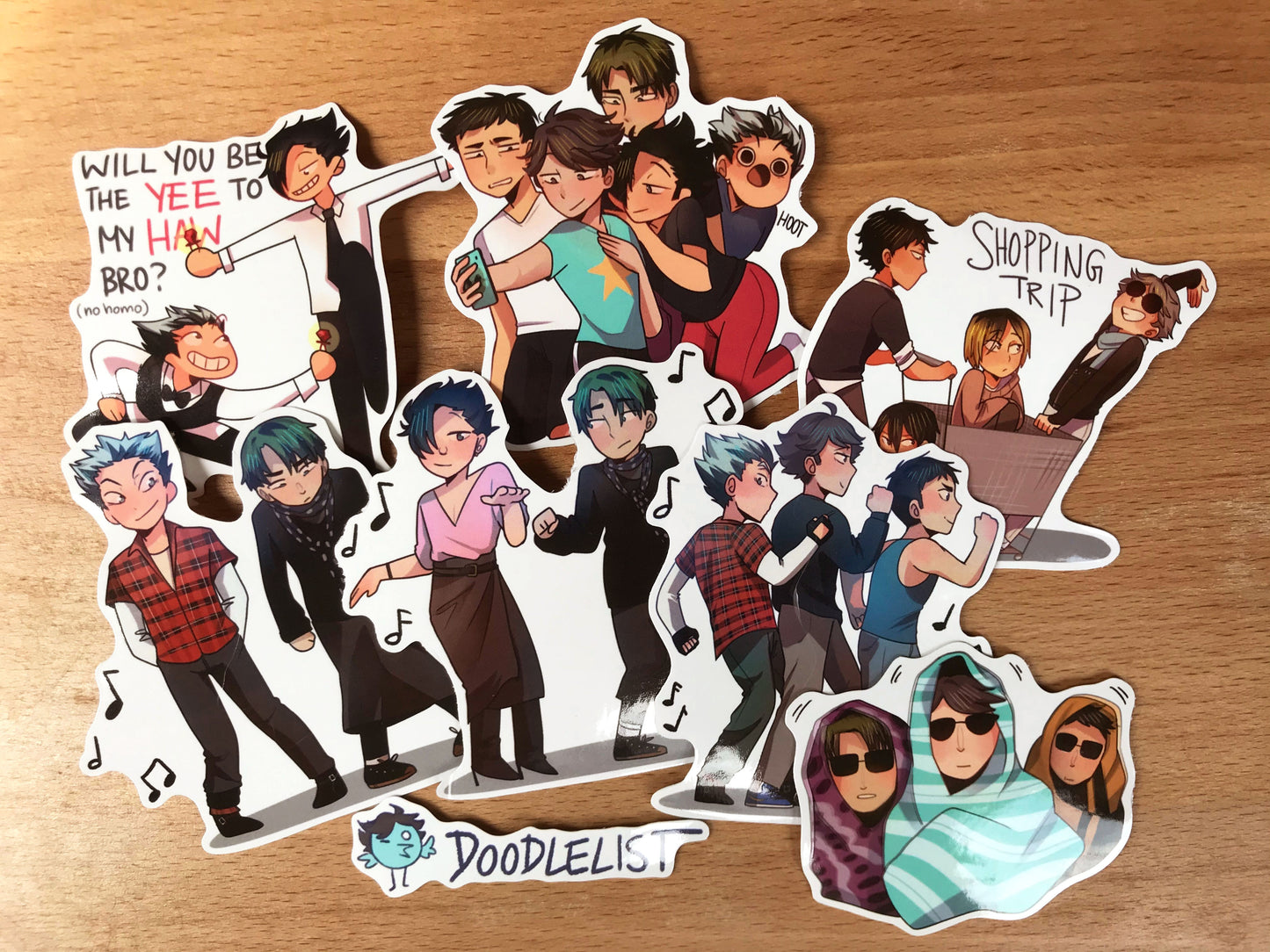 Captain Squad Sticker Set