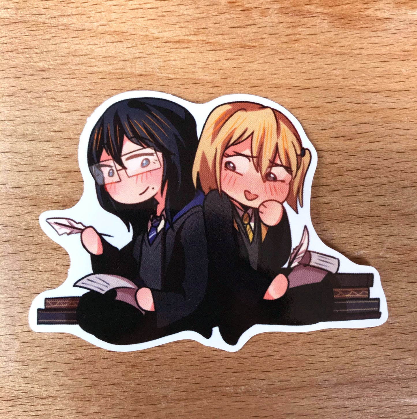 Haikyuu Ships Hogwarts AU Sticker Set