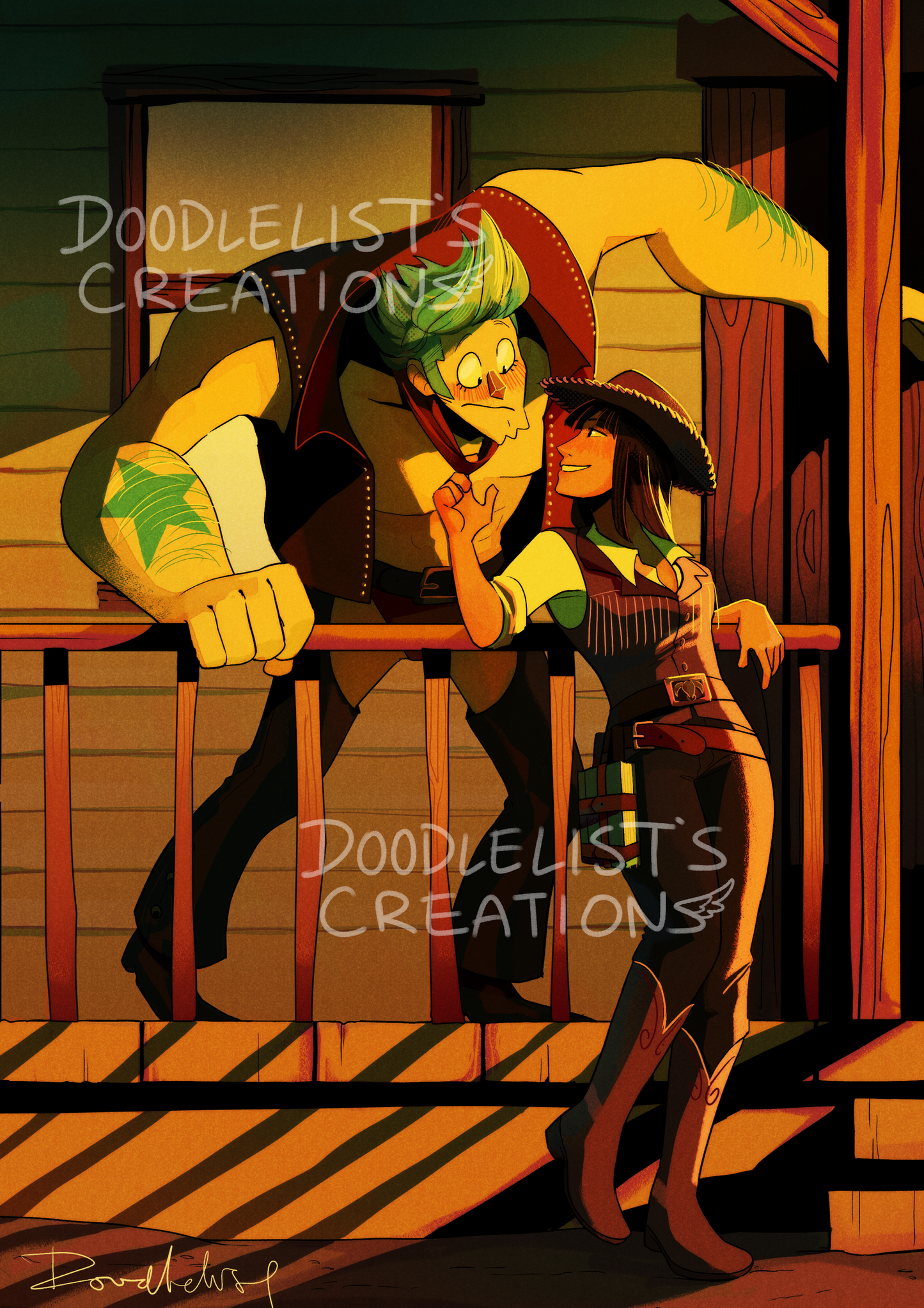 Western Cowboy Frobin Print