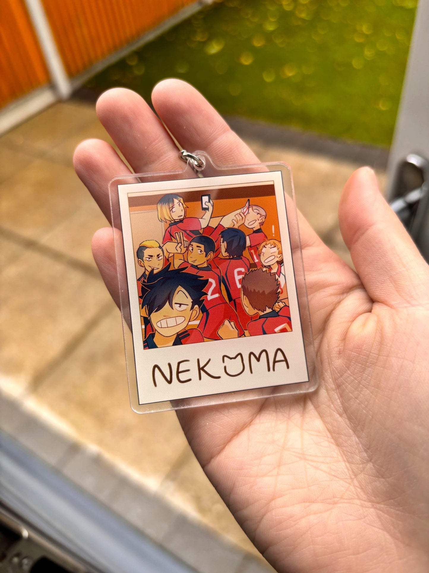 Haikyuu Polaroid Keychainis
