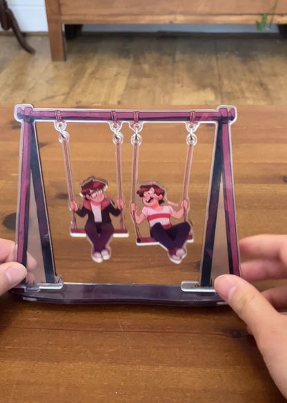 Mystery Pines Twins - Swing Standee