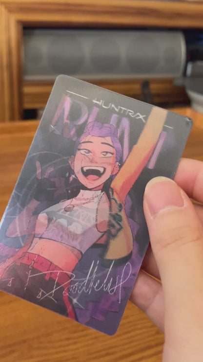Huntrix Photocard Lenticular Card
