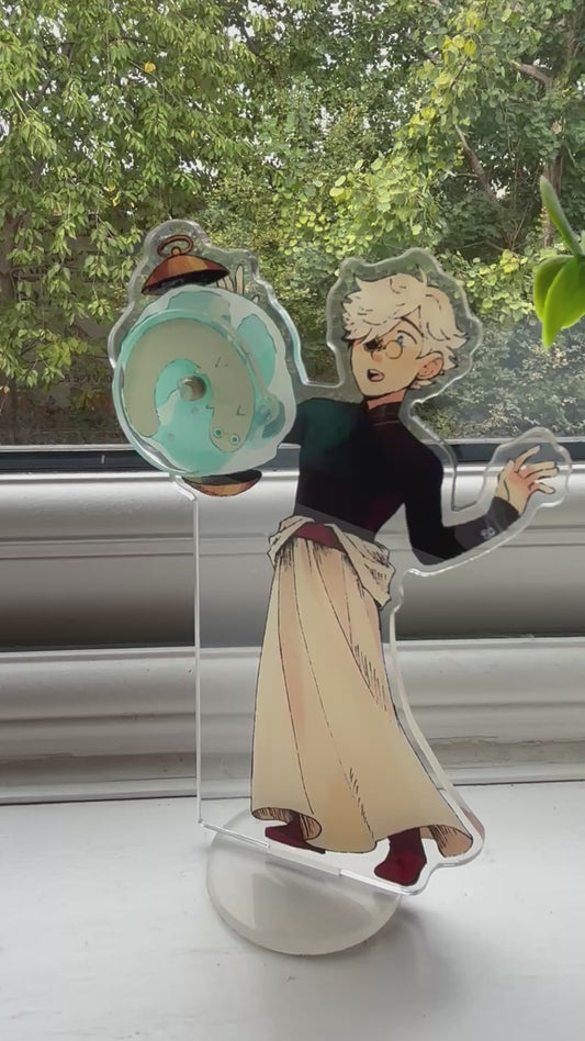 Qifrey and Brushbuddy Spinning Standee