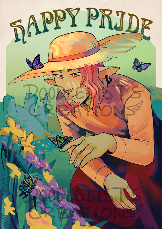 Caduceus Pride Print