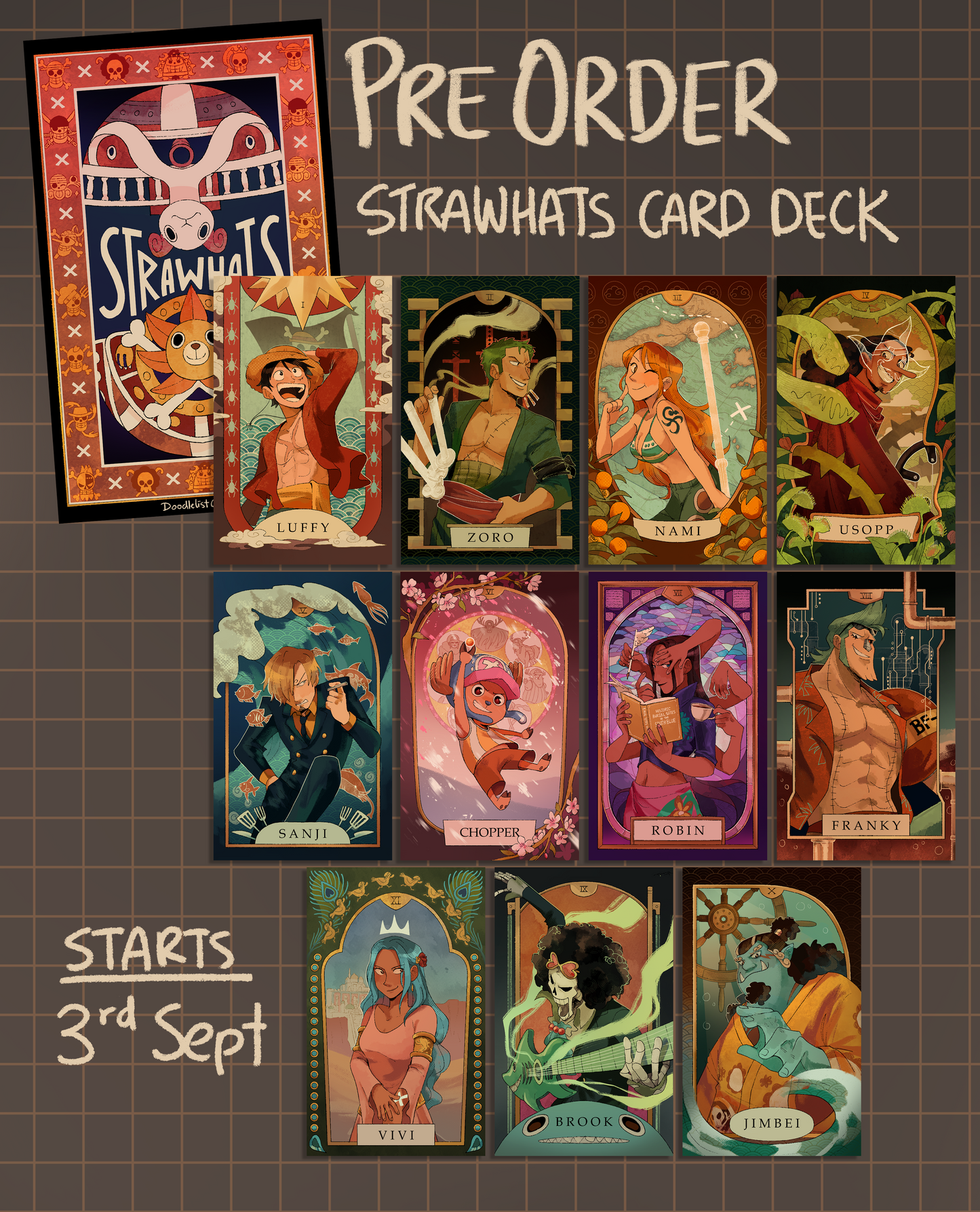 (PRE ORDER) Strawhat Deck of Cards
